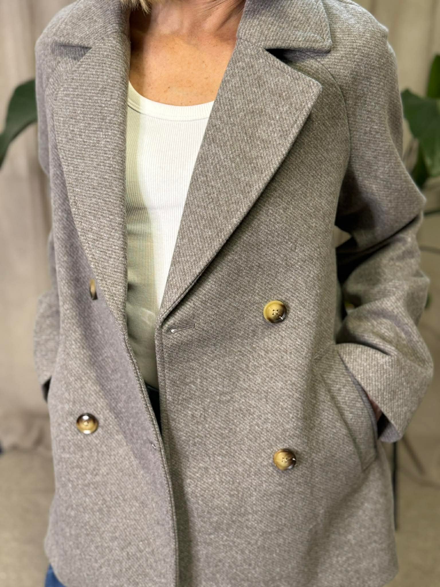 PCMARBEL Coat - Morel